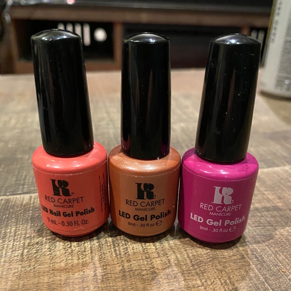 Red Carpet Gel Polish Trio